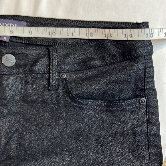 NYDJ Alina Skinny Stretch Jeans size 6, black New - Picture 10 of 13